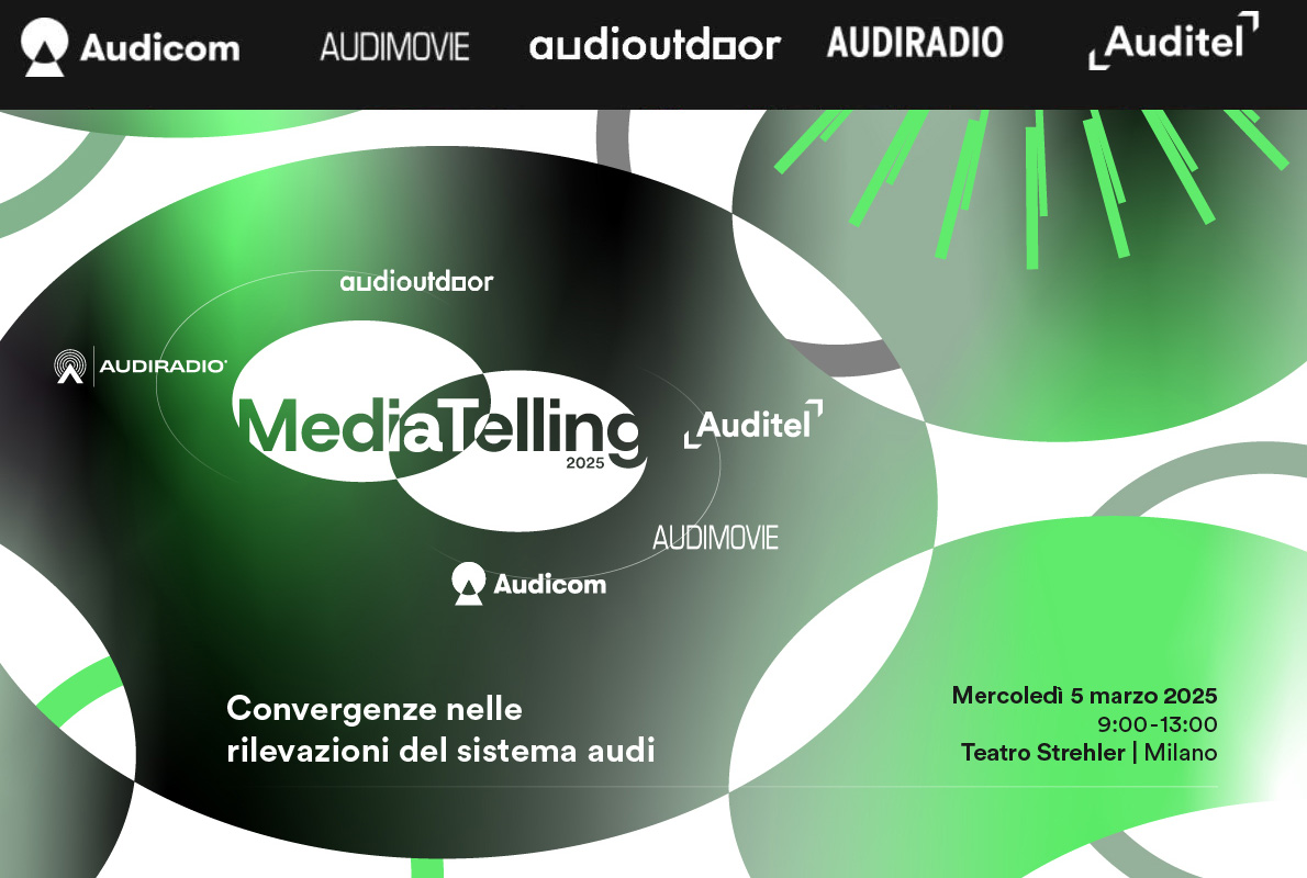 MediaTelling - Auditel 2025 SAVE THE DATE CONVERGENZE NELLE RILEVAZIONI DELLE AUDI 5 marzo 2025